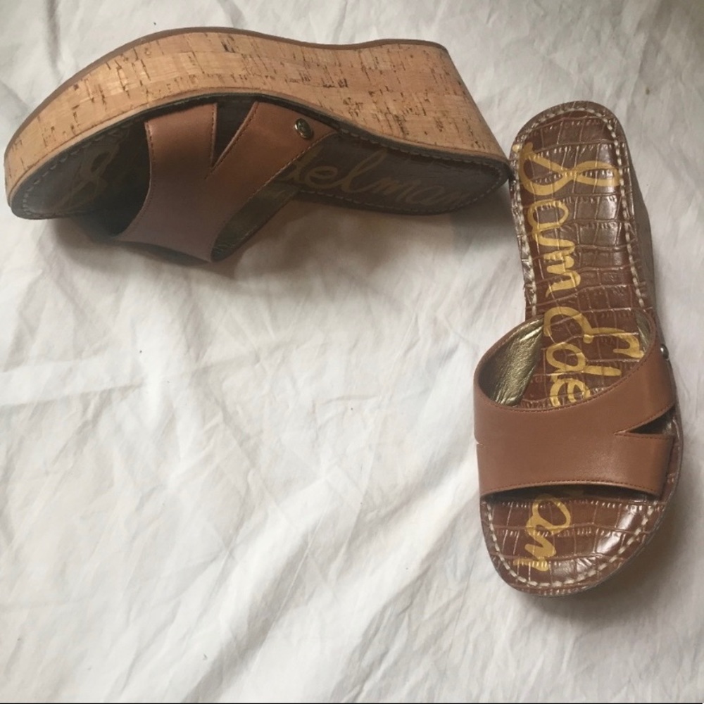 Sam Edelman Tan Cork Sandal